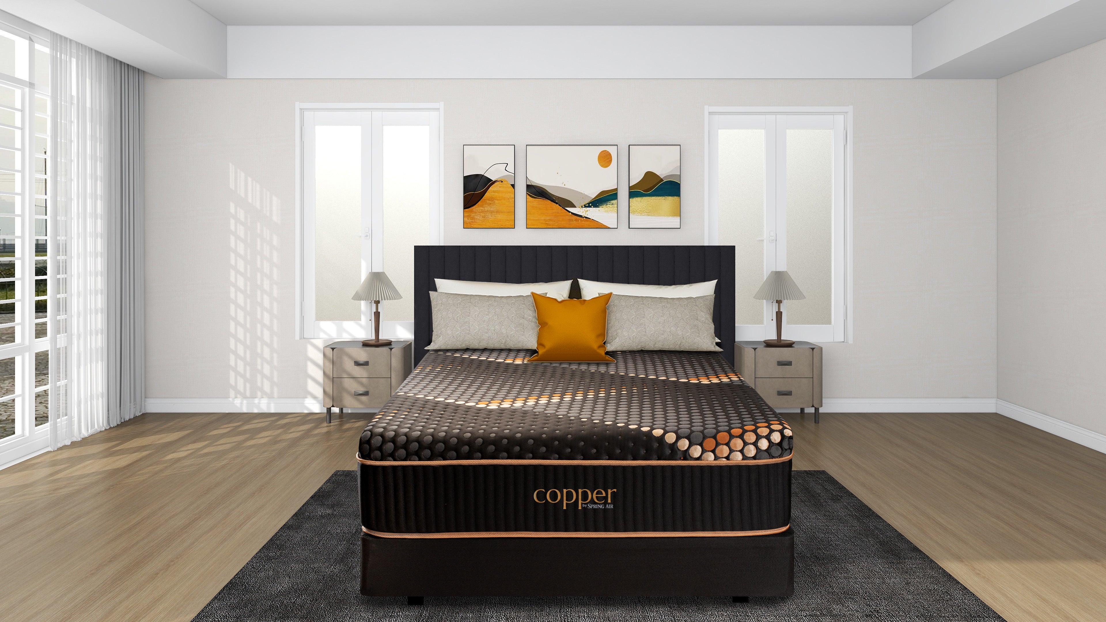 sensorpedic air bed queen mattress